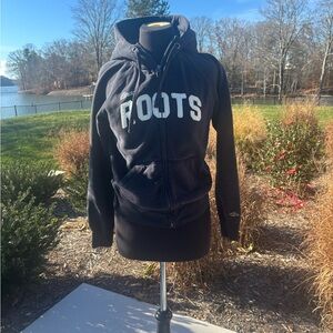 Roots Canada Full-Zip Hoodie Women’s M – Navy Blue